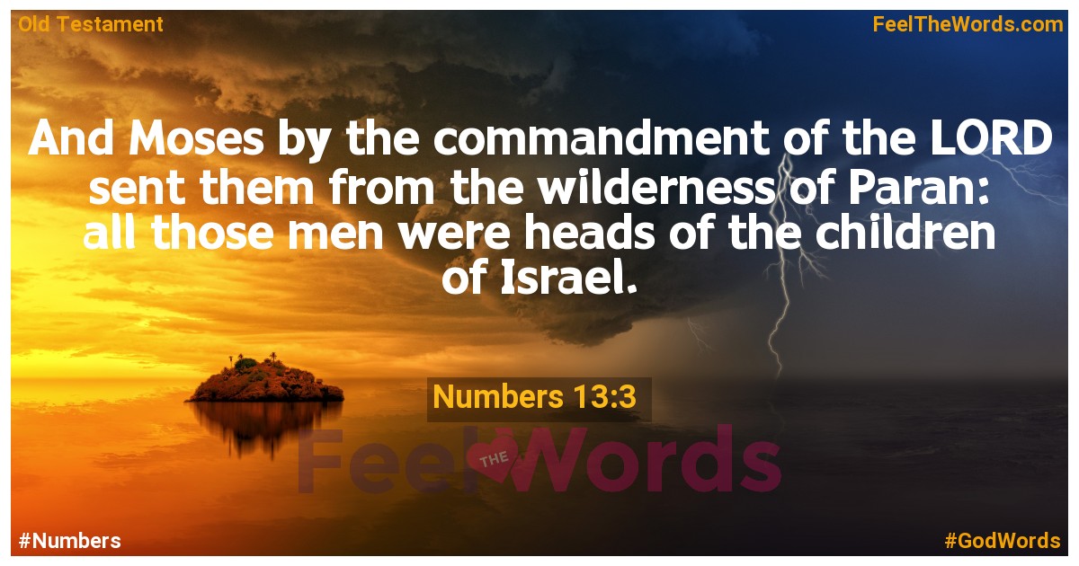 Numbers 13:3
