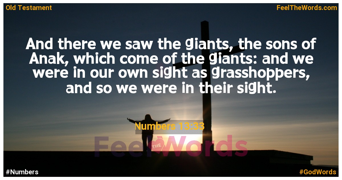 Numbers 13:33