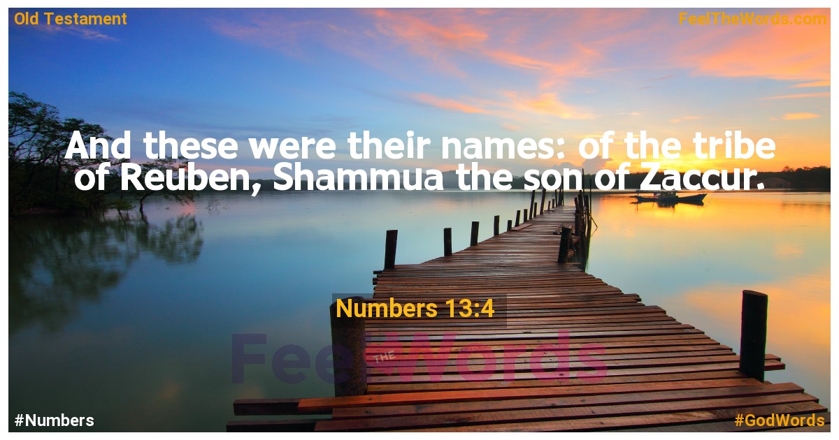 Numbers 13:4