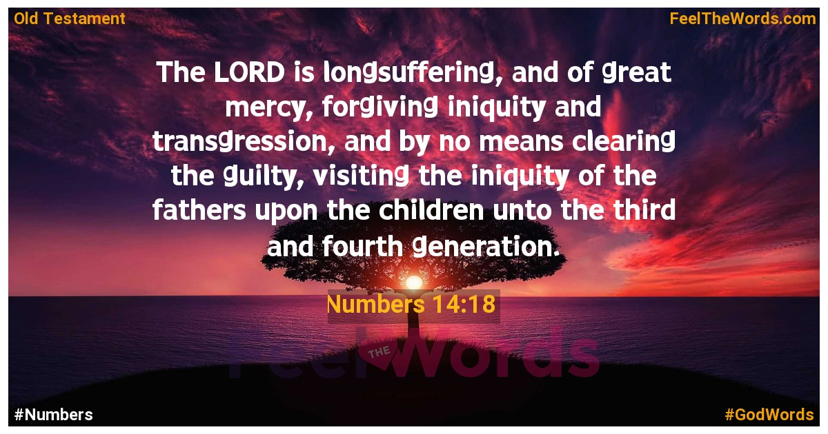 Numbers 14:18