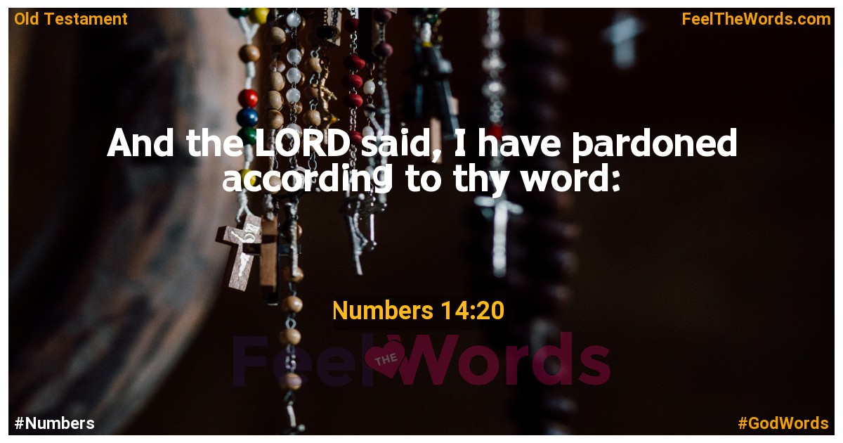 Numbers 14:20