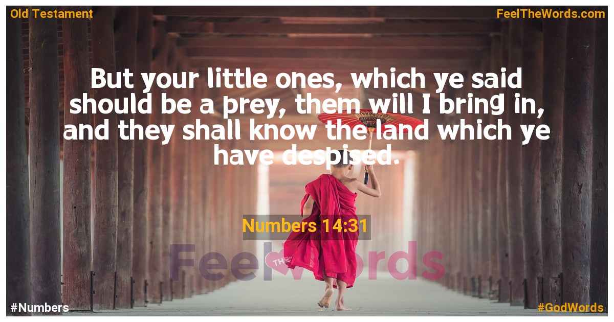 Numbers 14:31