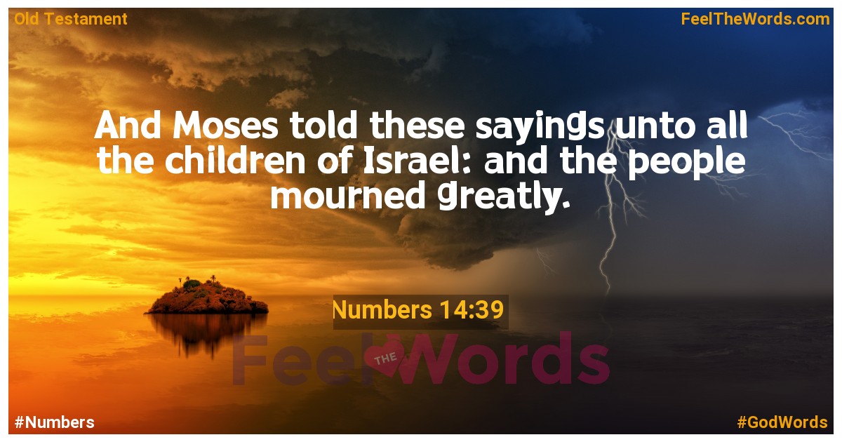 Numbers 14:39