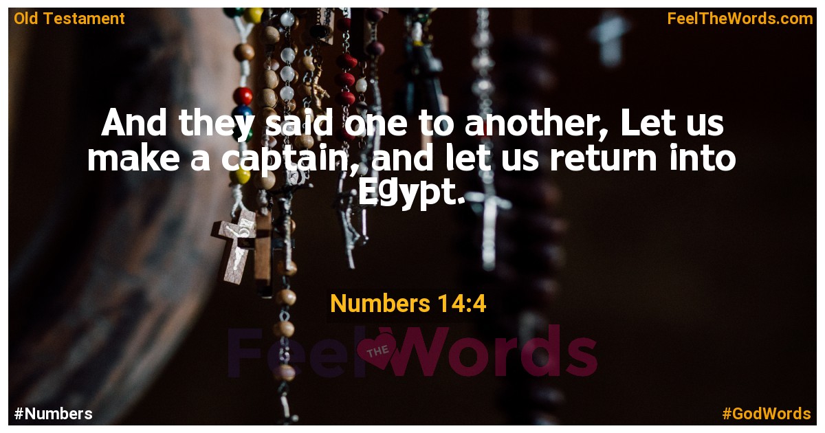 Numbers 14:4