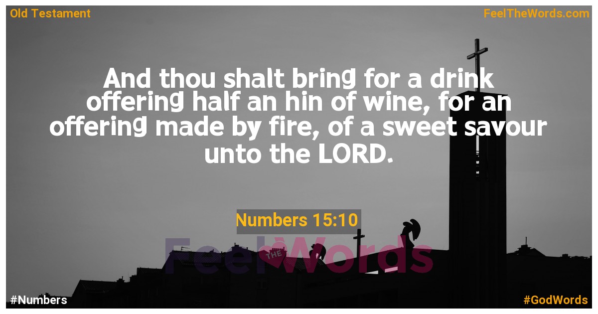 Numbers 15:10