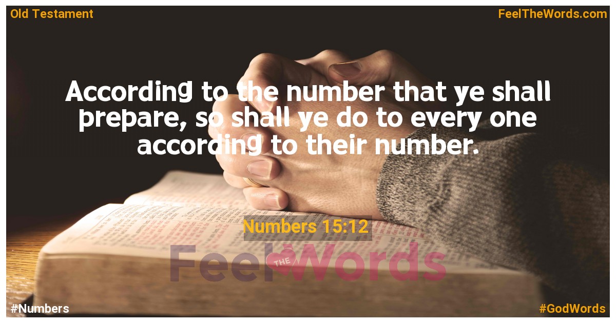 Numbers 15:12