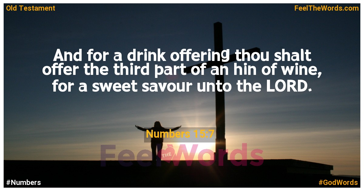 Numbers 15:7