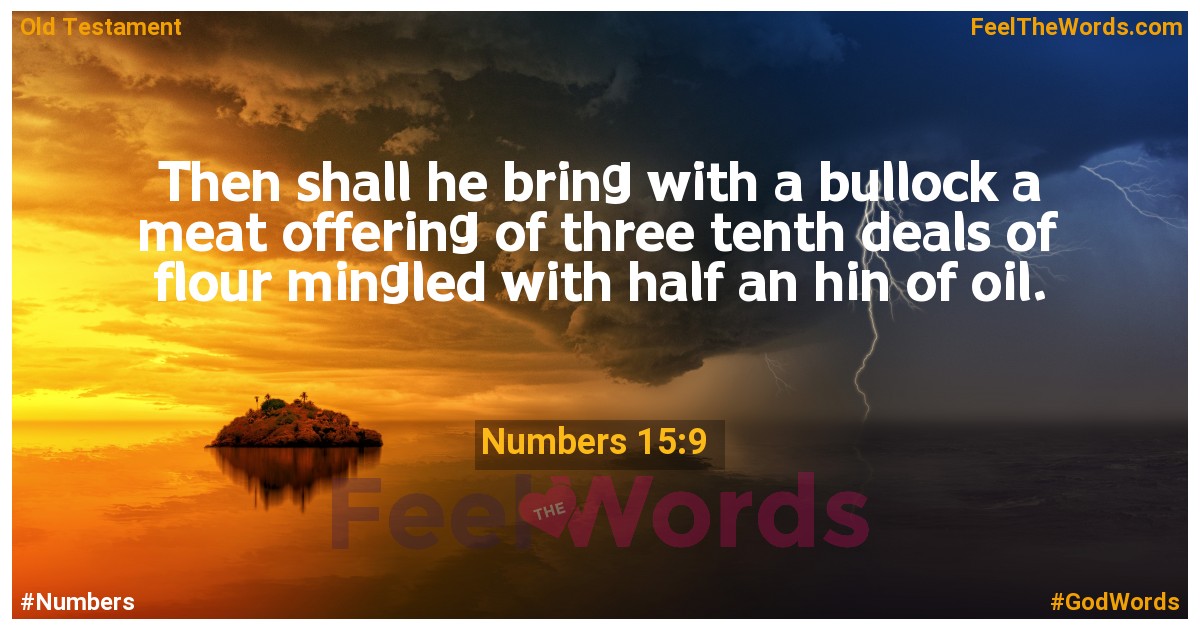 Numbers 15:9