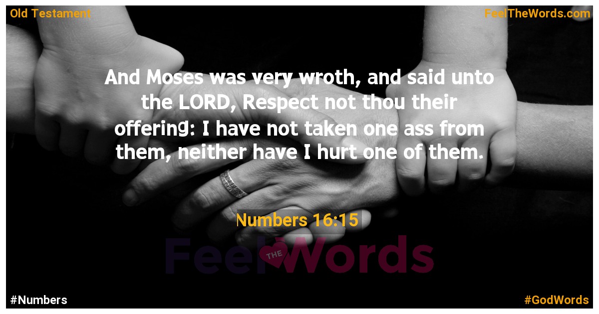 Numbers 16:15