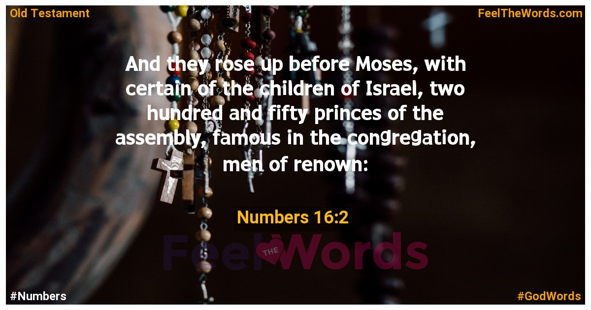 Numbers 16:2