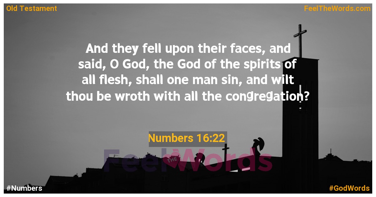 Numbers 16:22