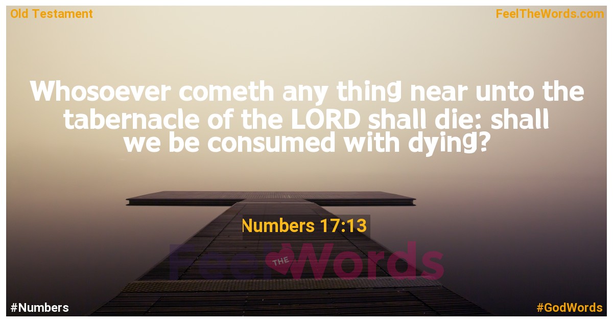 Numbers 17:13