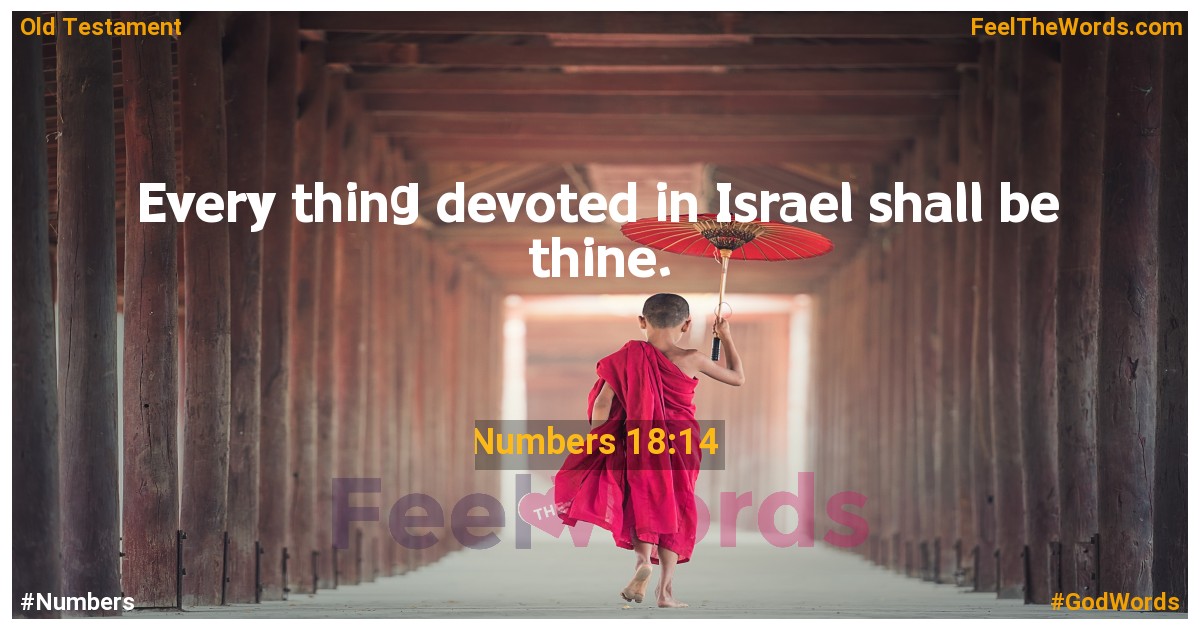 Numbers 18:14