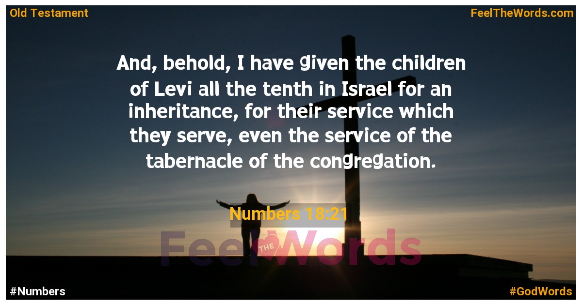 Numbers 18:21