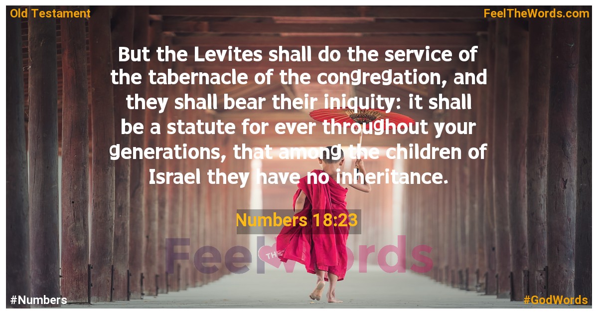 Numbers 18:23