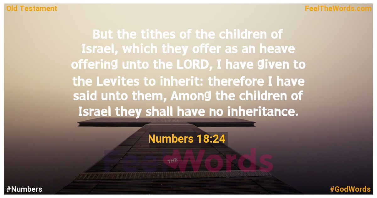 Numbers 18:24
