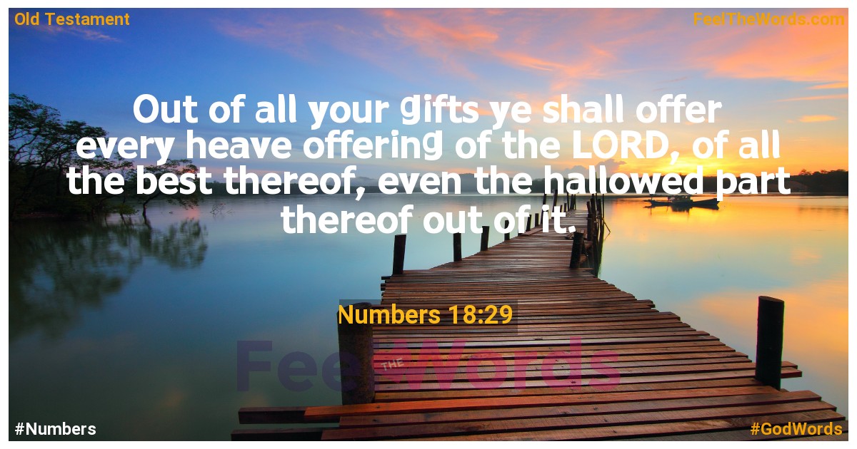 Numbers 18:29