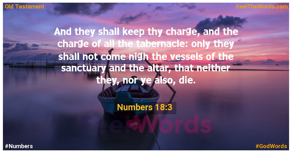 Numbers 18:3