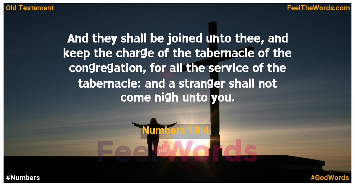 Numbers 18:4