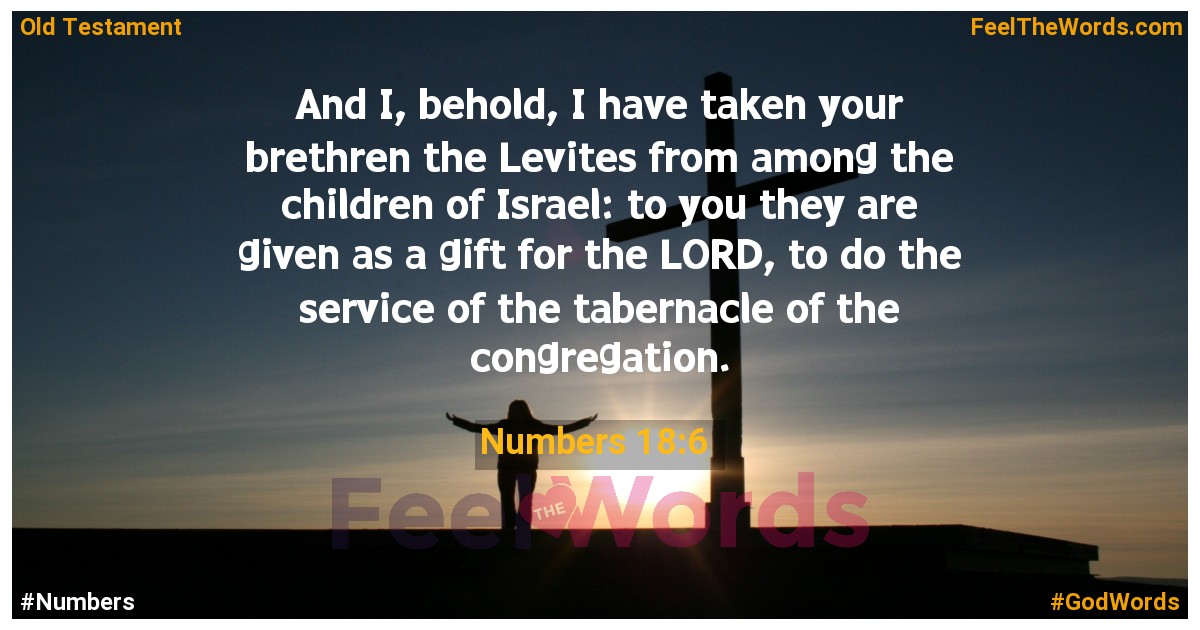 Numbers 18:6