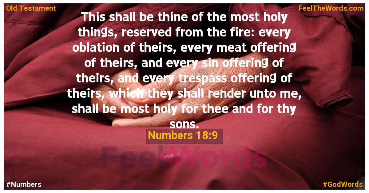 Numbers 18:9