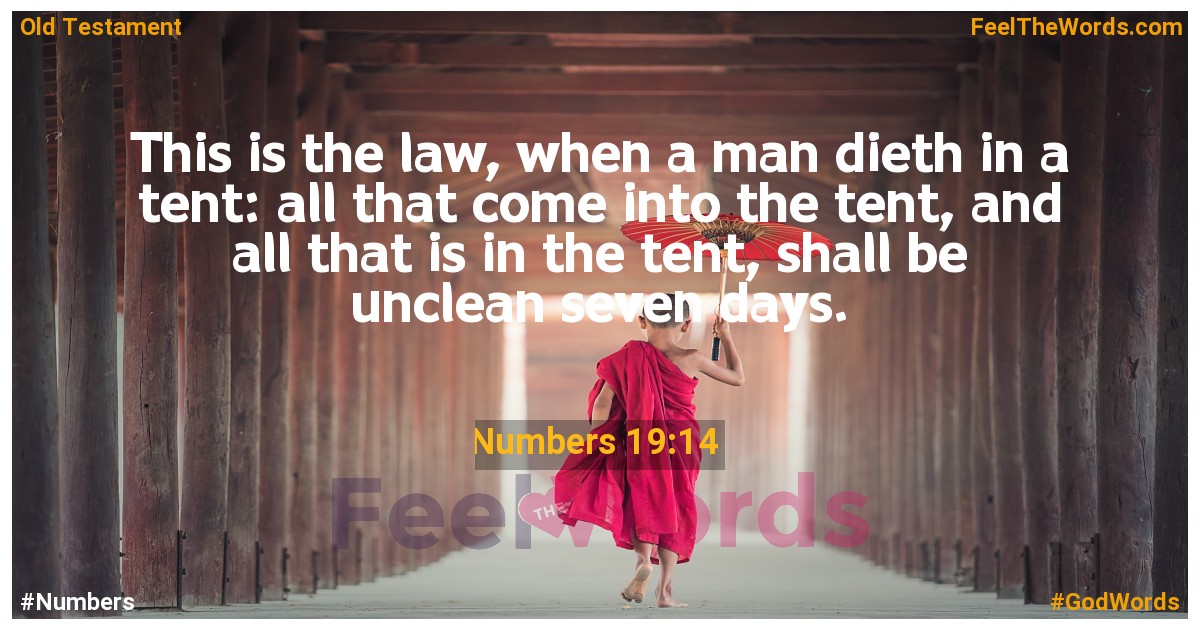 Numbers 19:14
