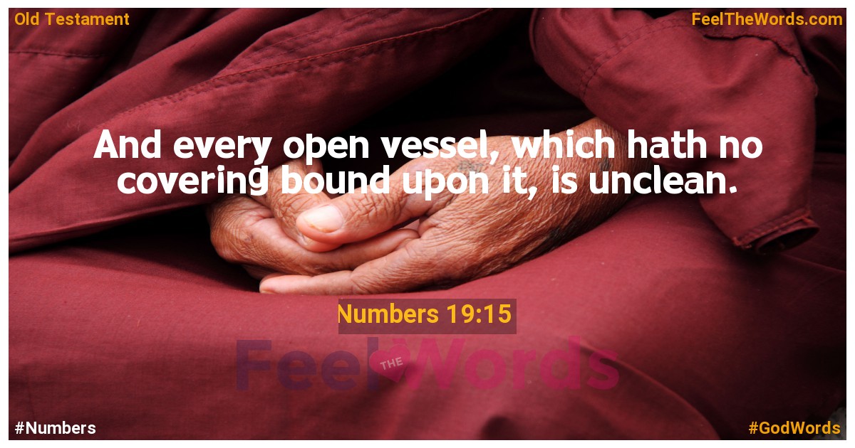 Numbers 19:15