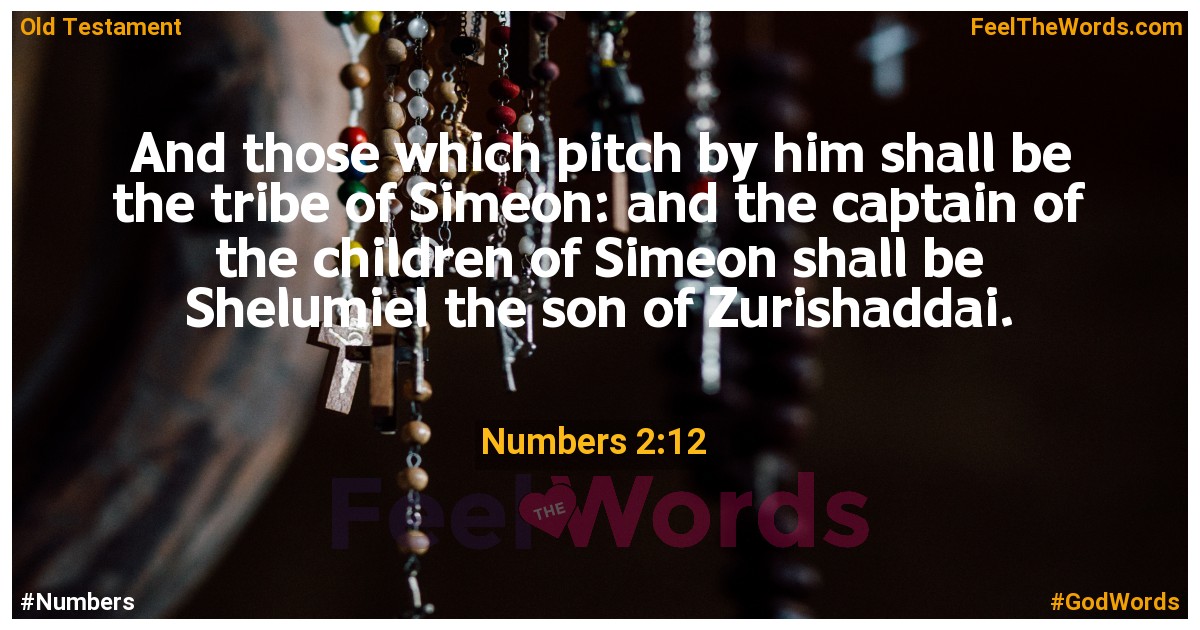 Numbers 2:12
