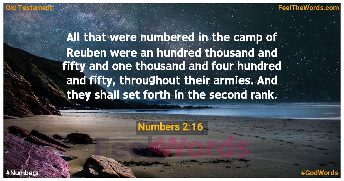 Numbers 2:16