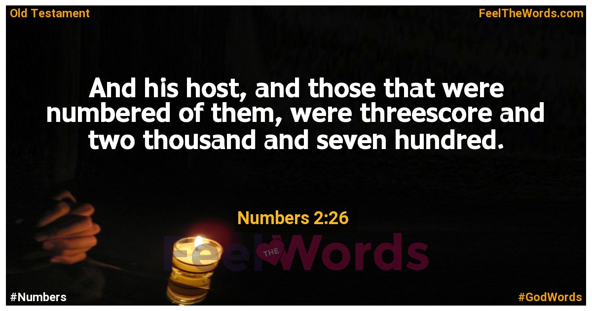 Numbers 2:26