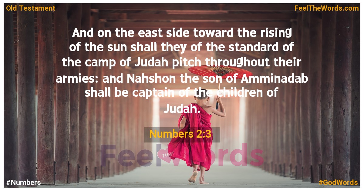 Numbers 2:3