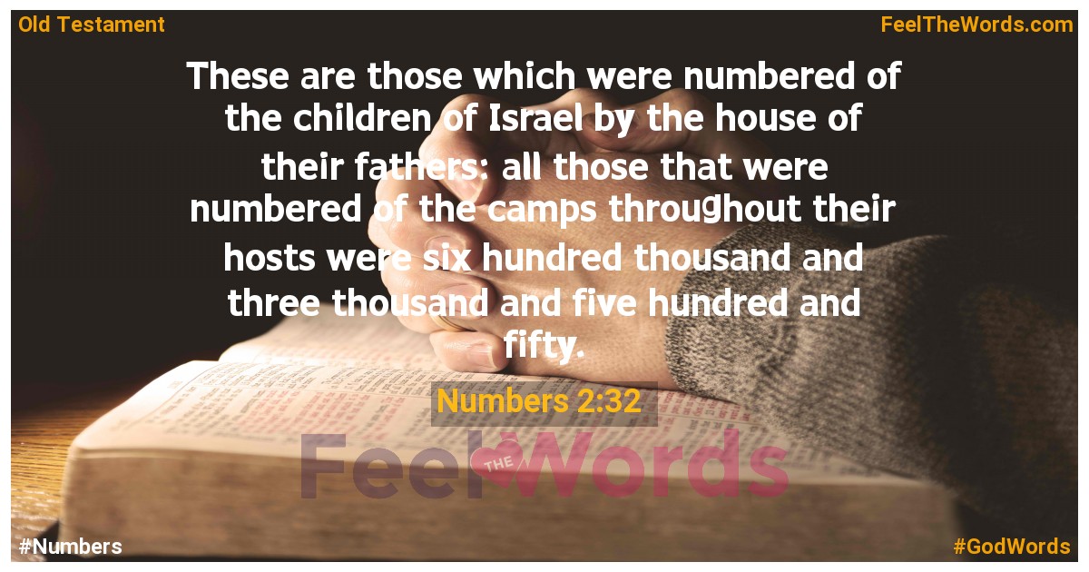 Numbers 2:32