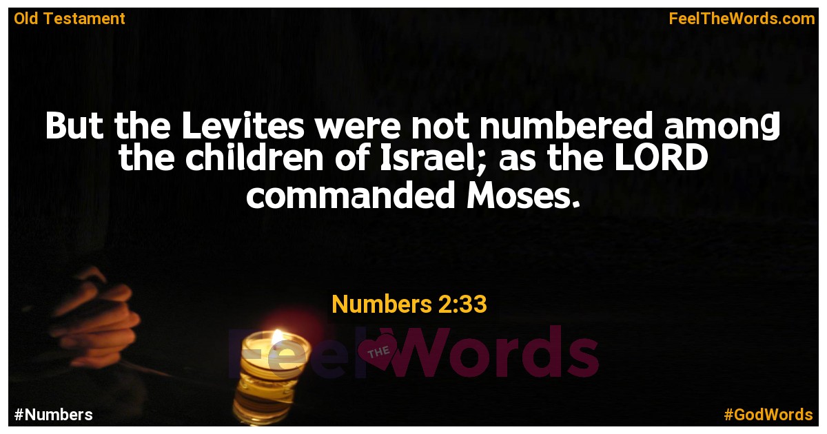 Numbers 2:33