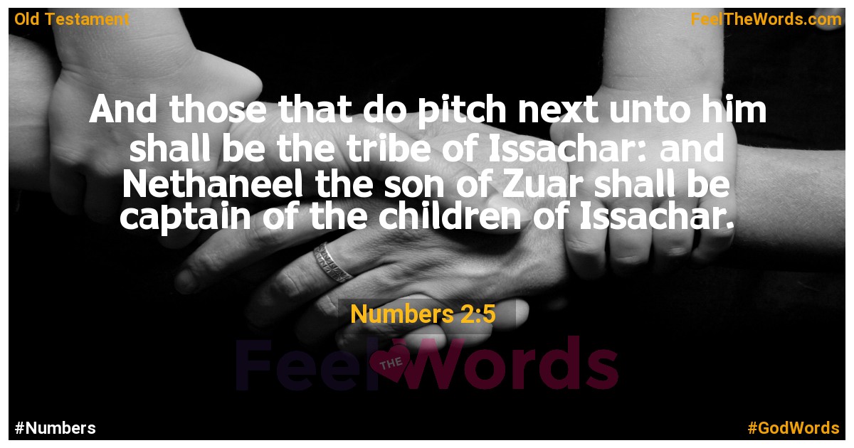 Numbers 2:5