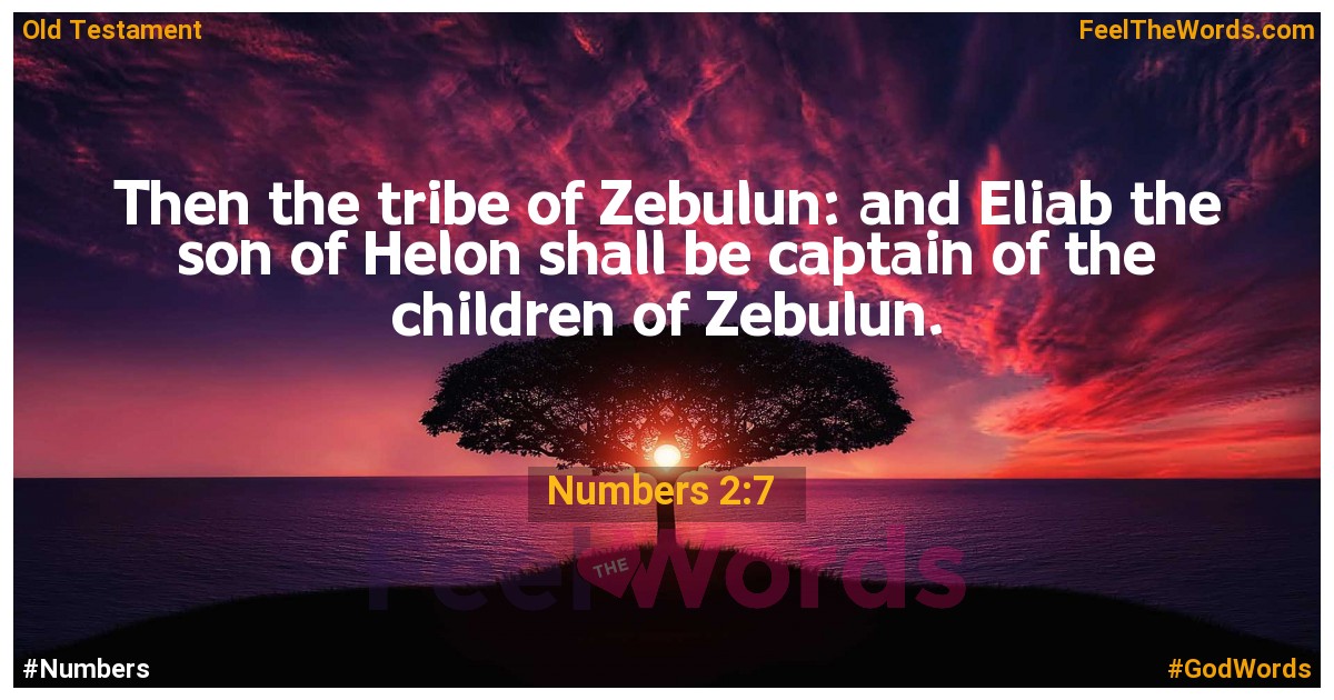 Numbers 2:7