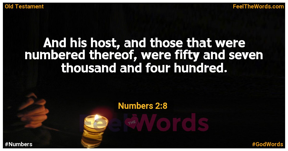 Numbers 2:8