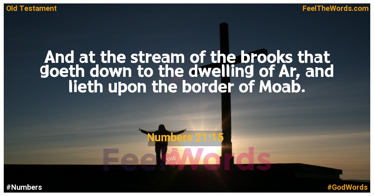 Numbers 21:15