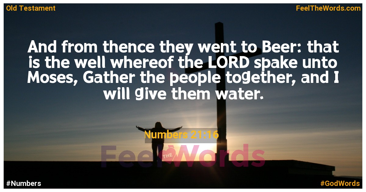 Numbers 21:16