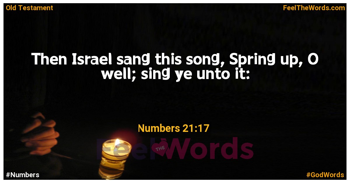 Numbers 21:17