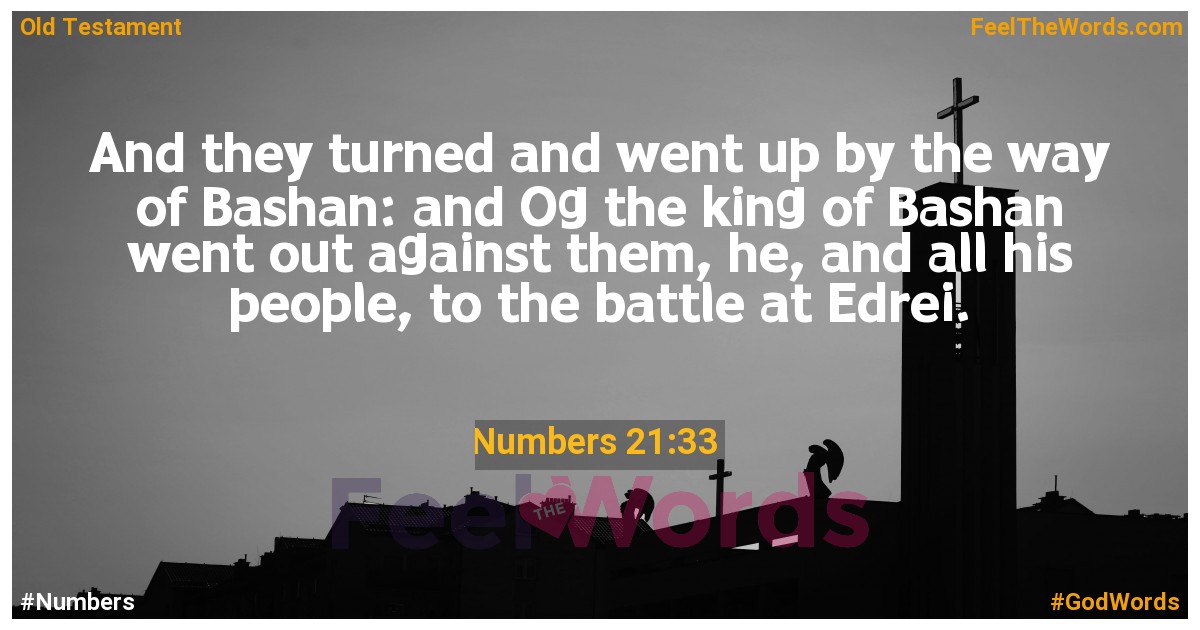 Numbers 21:33