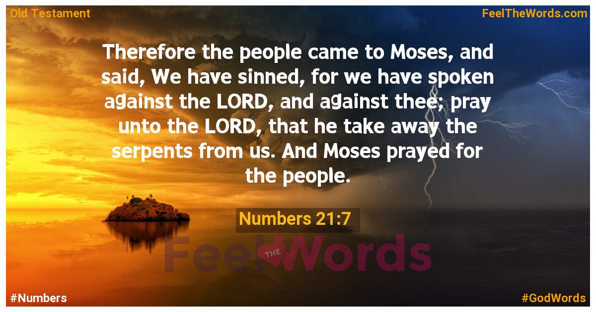 Numbers 21:7