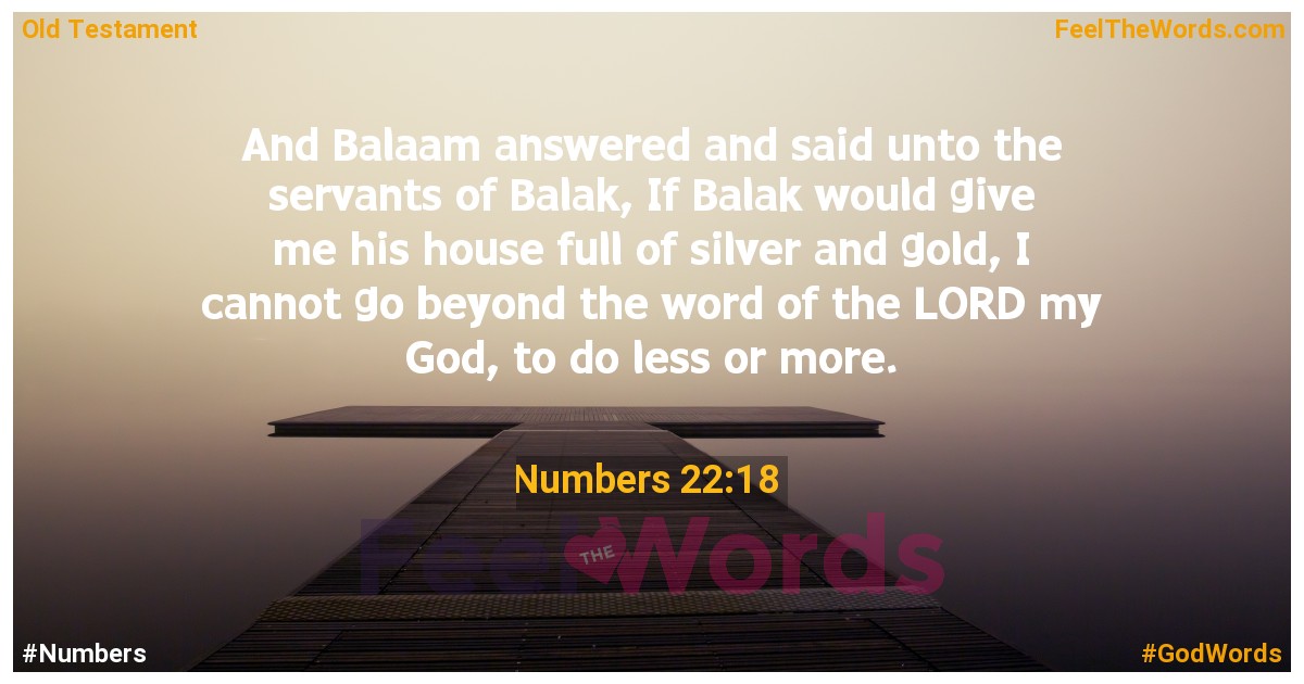 Numbers 22:18