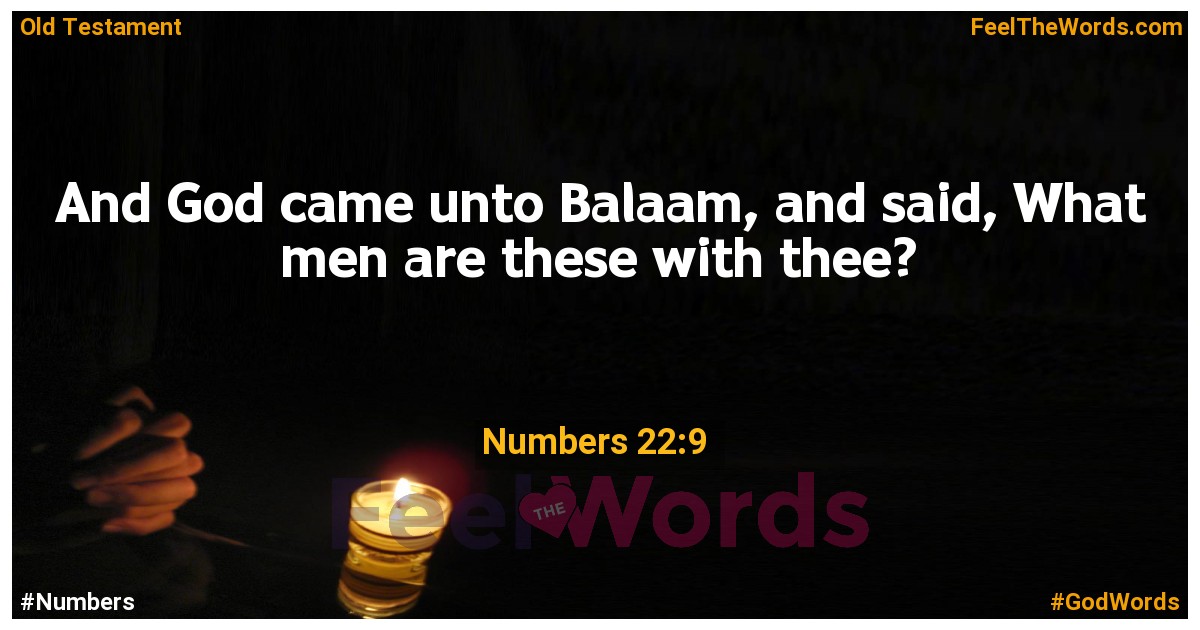 Numbers 22:9