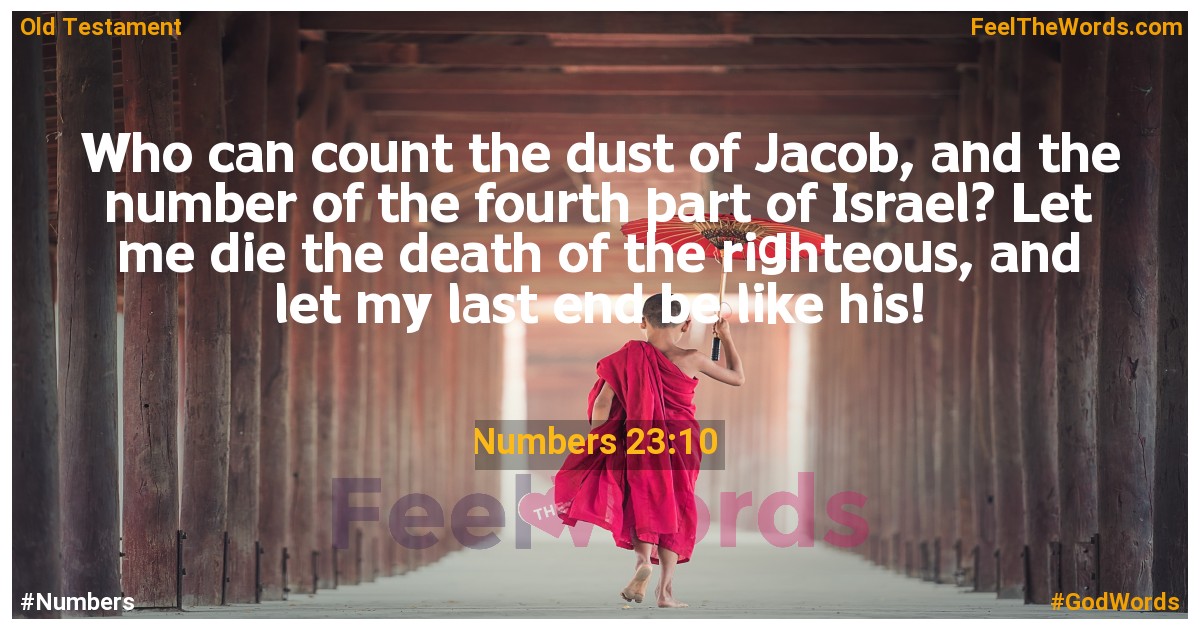 Numbers 23:10