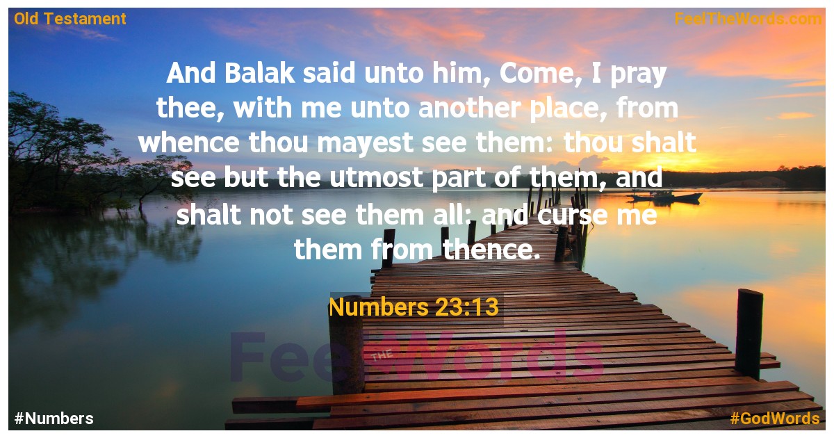Numbers 23:13