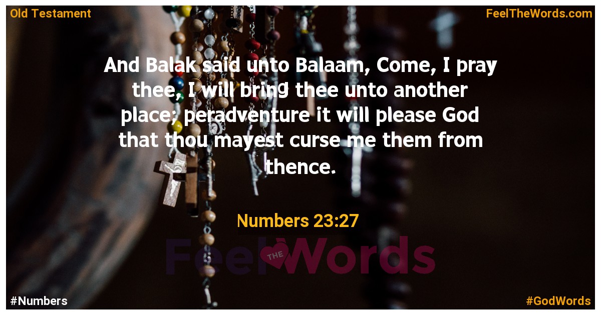 Numbers 23:27