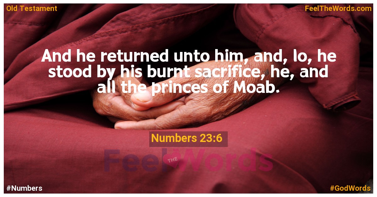 Numbers 23:6