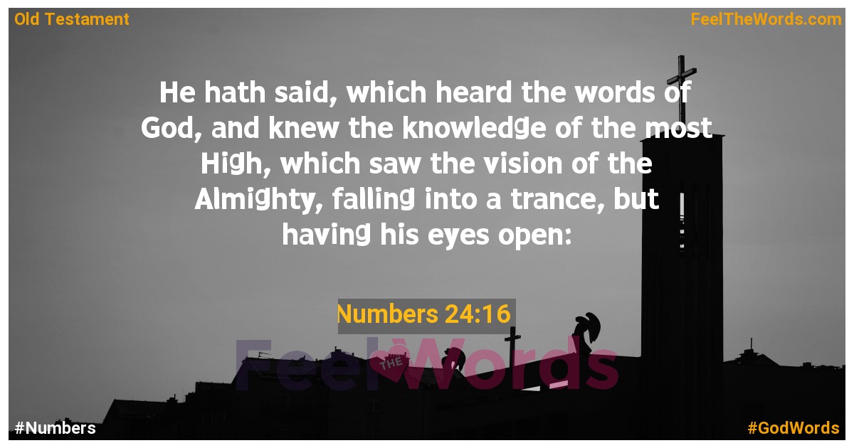 Numbers 24:16
