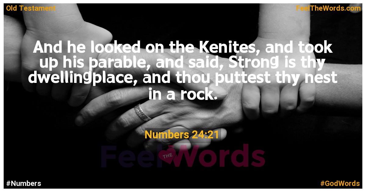 Numbers 24:21