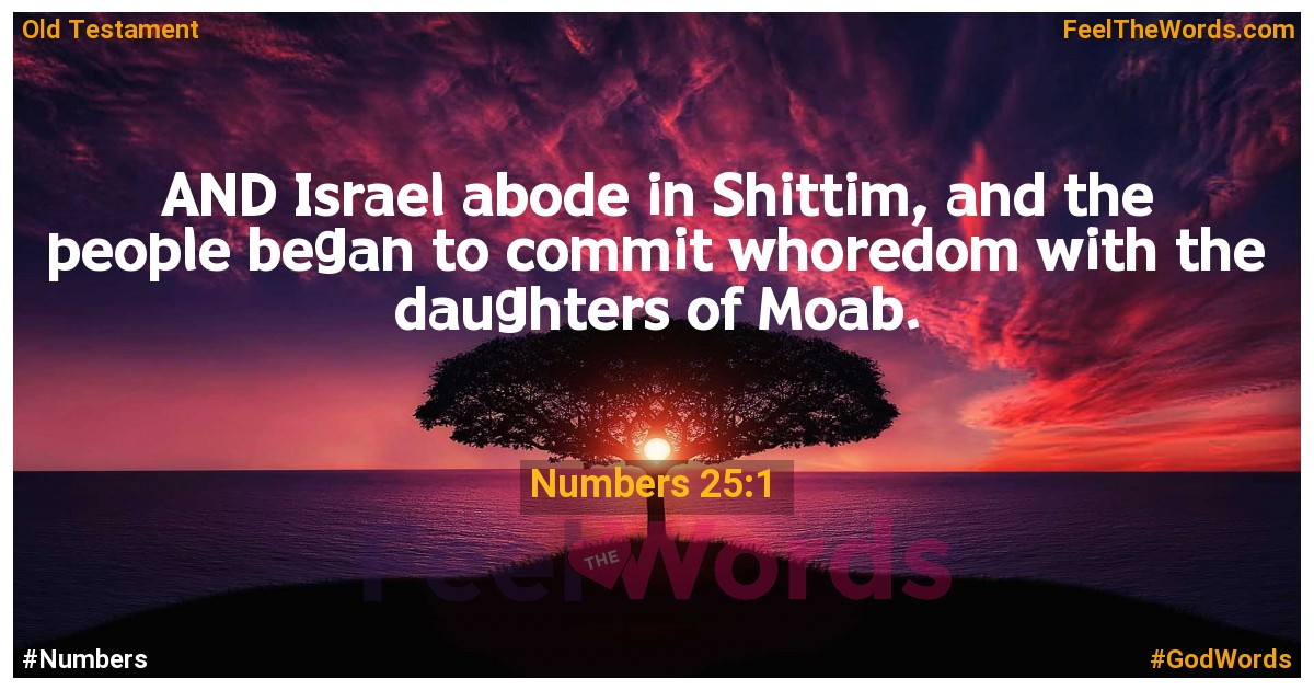 Numbers 25:1